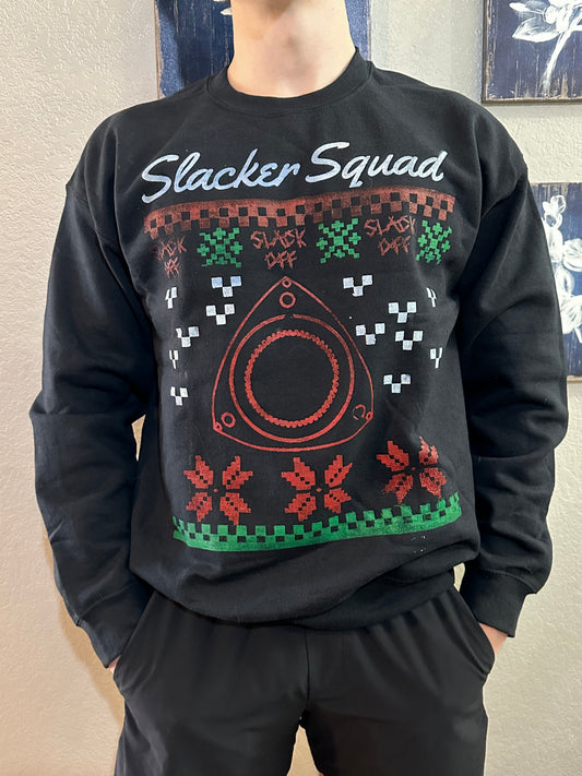 Slacker Squad Rotary Holiday Sweater